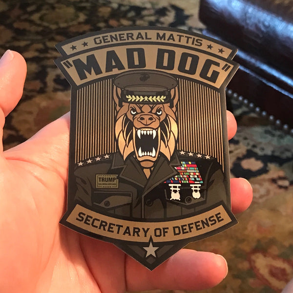 USA Mad Dog Mattis STICKER