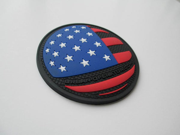 Urban Operator U.S. Flag Patch - Round, 3D