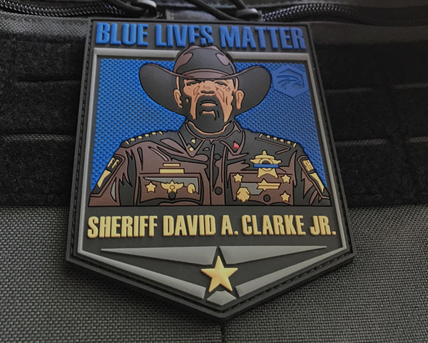 Sheriff David A. Clarke Blue Lives Matter Patch, GEN II