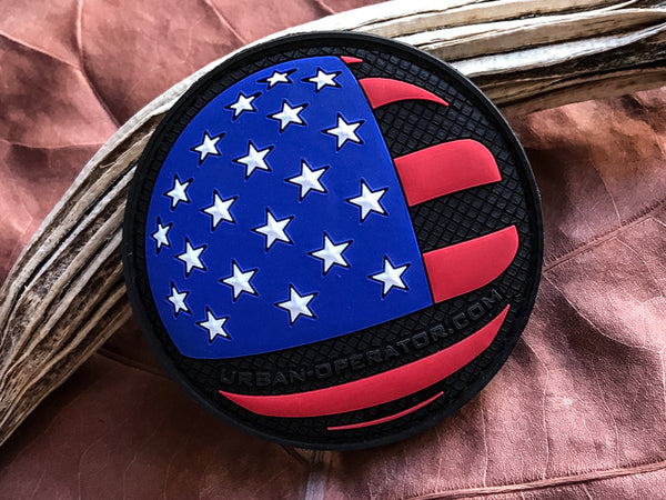 Urban Operator U.S. Flag Patch - Round, 3D