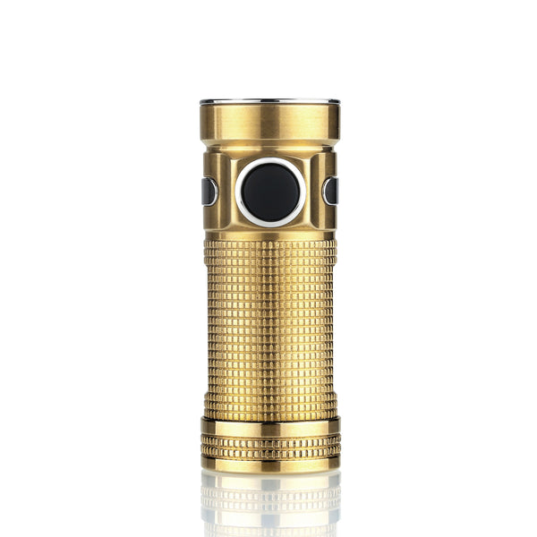 Olight S Mini Baton Br (Raw Brass) 1 x (R)CR123 550 Lumen CREE XM-L2 LED Flashlight