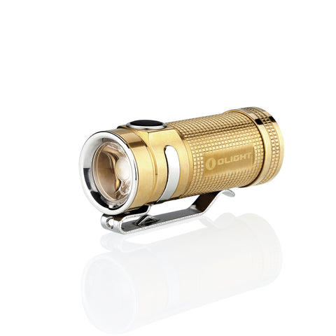 Olight S Mini Baton Br (Raw Brass) 1 x (R)CR123 550 Lumen CREE XM-L2 LED Flashlight