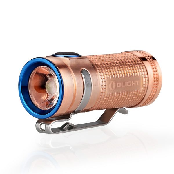 Olight S Mini Baton CU (Raw Copper) 1 x (R)CR123 550 Lumen CREE XM-L2 LED Flashlight