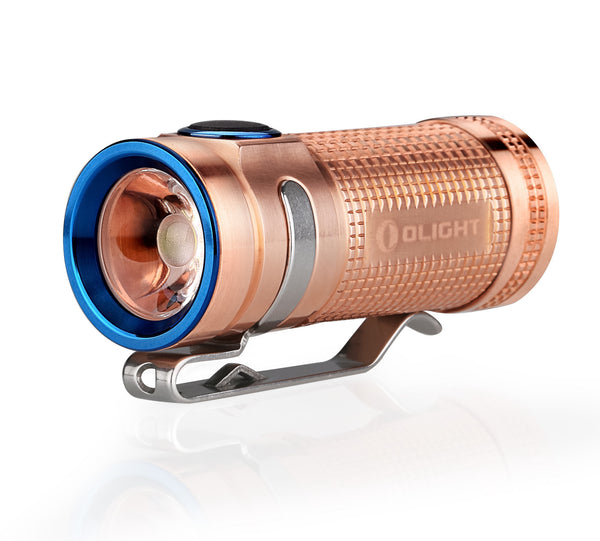 Olight S Mini Baton CU (Raw Copper) 1 x (R)CR123 550 Lumen CREE XM-L2 LED Flashlight