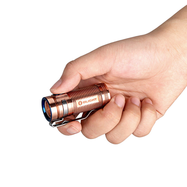 Olight S Mini Baton CU (Raw Copper) 1 x (R)CR123 550 Lumen CREE XM-L2 LED Flashlight